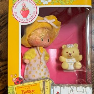 SEALED/NIB + rare piece: 1981 Butter Cookie from Strawberry Shortcake by Kenner